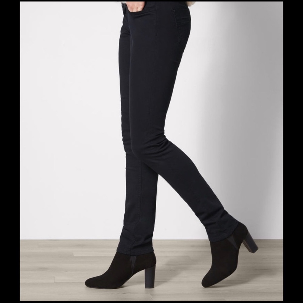 Comptoir de cottoniers jeans w leather trim! $190